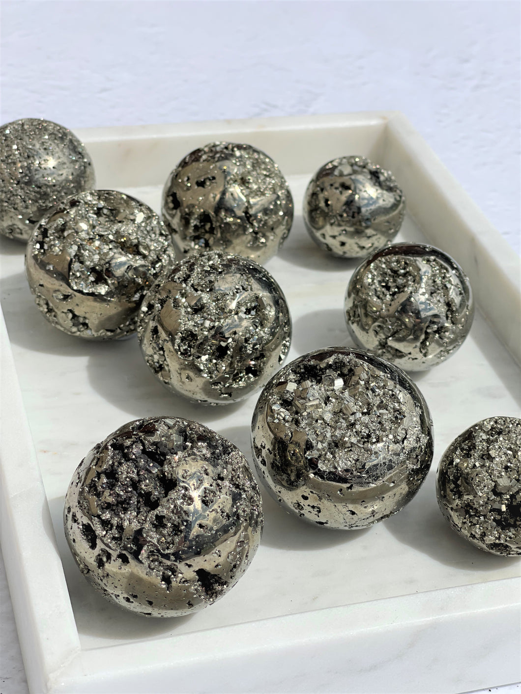 Pyrite Spheres - Intuitively Selected