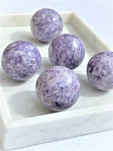 Load image into Gallery viewer, Lepidolite Spheres - Intuitively Selected
