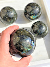 Load image into Gallery viewer, Labradorite Spheres - Intuitively Selected
