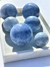 Load image into Gallery viewer, Blue Calcite Spheres - Intuitively Selected
