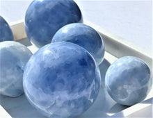 Load image into Gallery viewer, Blue Calcite Spheres - Intuitively Selected
