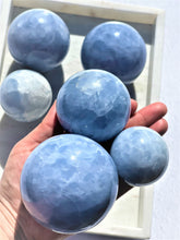 Load image into Gallery viewer, Blue Calcite Spheres - Intuitively Selected
