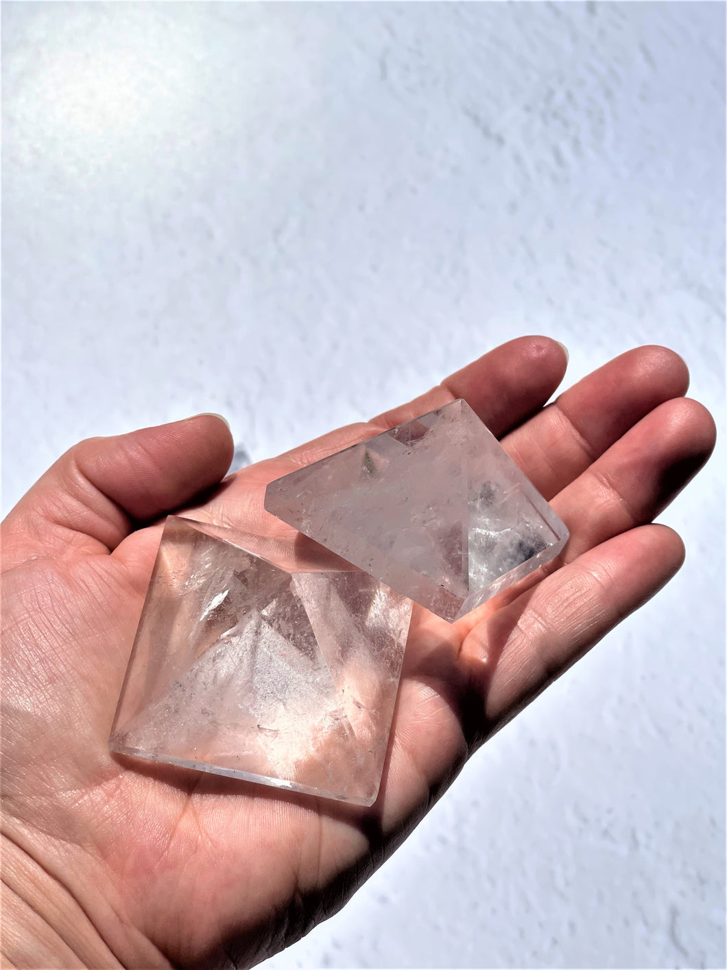 Clear Quartz Pyramids - Intuitively Selected