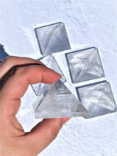 Load image into Gallery viewer, Clear Quartz Pyramids - Intuitively Selected
