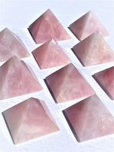 Load image into Gallery viewer, Rose Quartz Pyramids - Intuitively Selected
