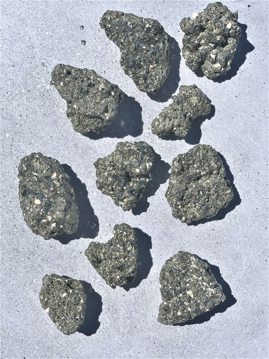 Pyrite Roughs - Intuitively Selected
