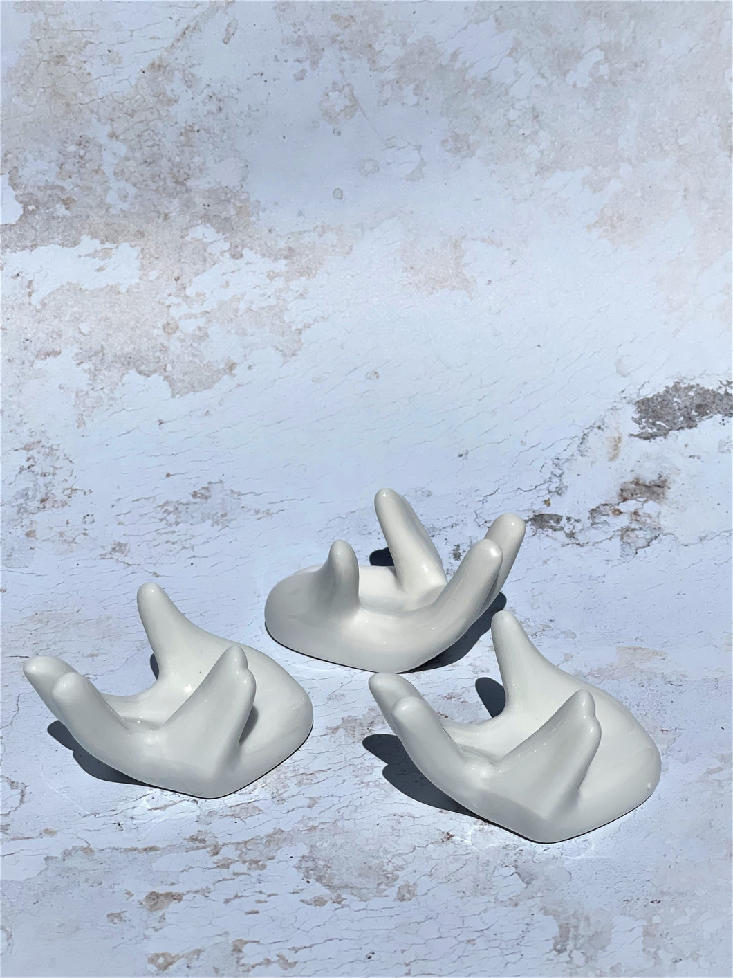 Ceramic Hand Crystal Display Stand