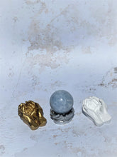Load image into Gallery viewer, Giving Hands Crystal Sphere Display Stand
