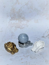 Load image into Gallery viewer, Giving Hands Crystal Sphere Display Stand
