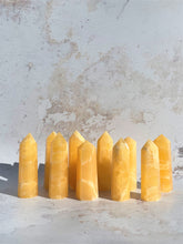 Load image into Gallery viewer, Orange Calcite Points - Intuitively Selected
