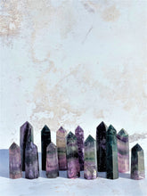 Load image into Gallery viewer, Fluorite Points (Rainbow) - Intuitively Selected
