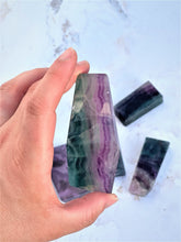 Load image into Gallery viewer, Fluorite Polished Roughs (Rainbow) - Intuitively Selected
