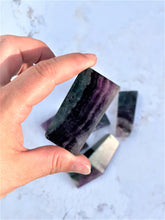 Load image into Gallery viewer, Fluorite Polished Roughs (Rainbow) - Intuitively Selected
