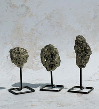 Load image into Gallery viewer, Mini Pyrite Rough on Stand - Intuitively Selected
