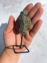 Load image into Gallery viewer, Mini Pyrite Rough on Stand - Intuitively Selected
