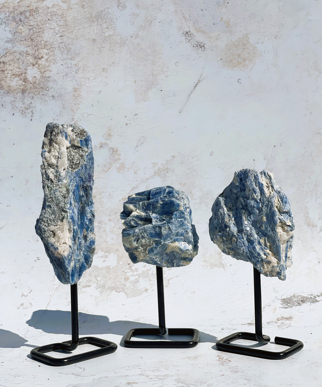 Blue Kyanite Rough on stand - Intuitively Selected