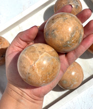Load image into Gallery viewer, Sunstone Spheres - Intuitively Selected
