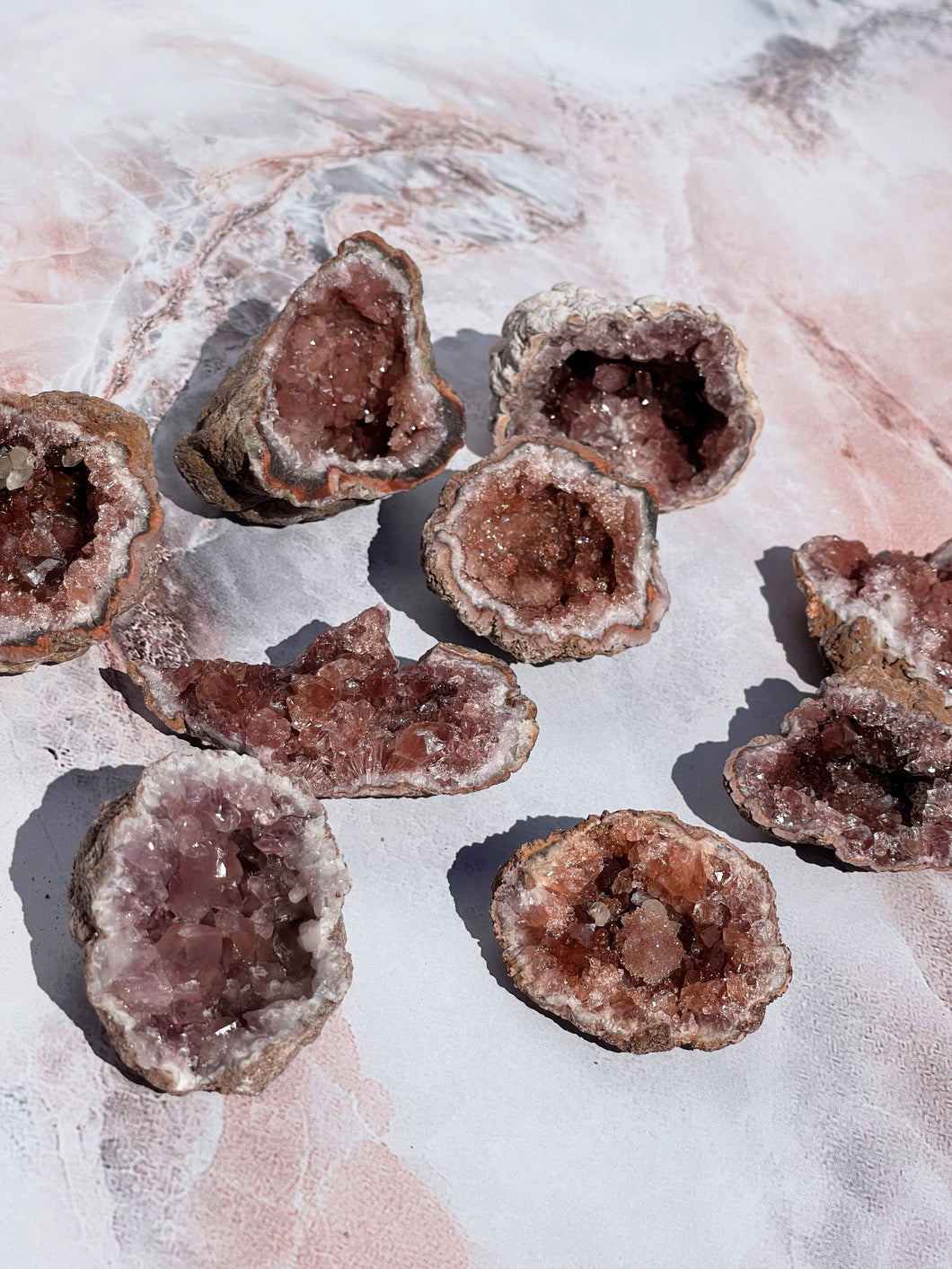 Pink Amethyst Geodes (Quality Super Extra) - Intuitively Selected
