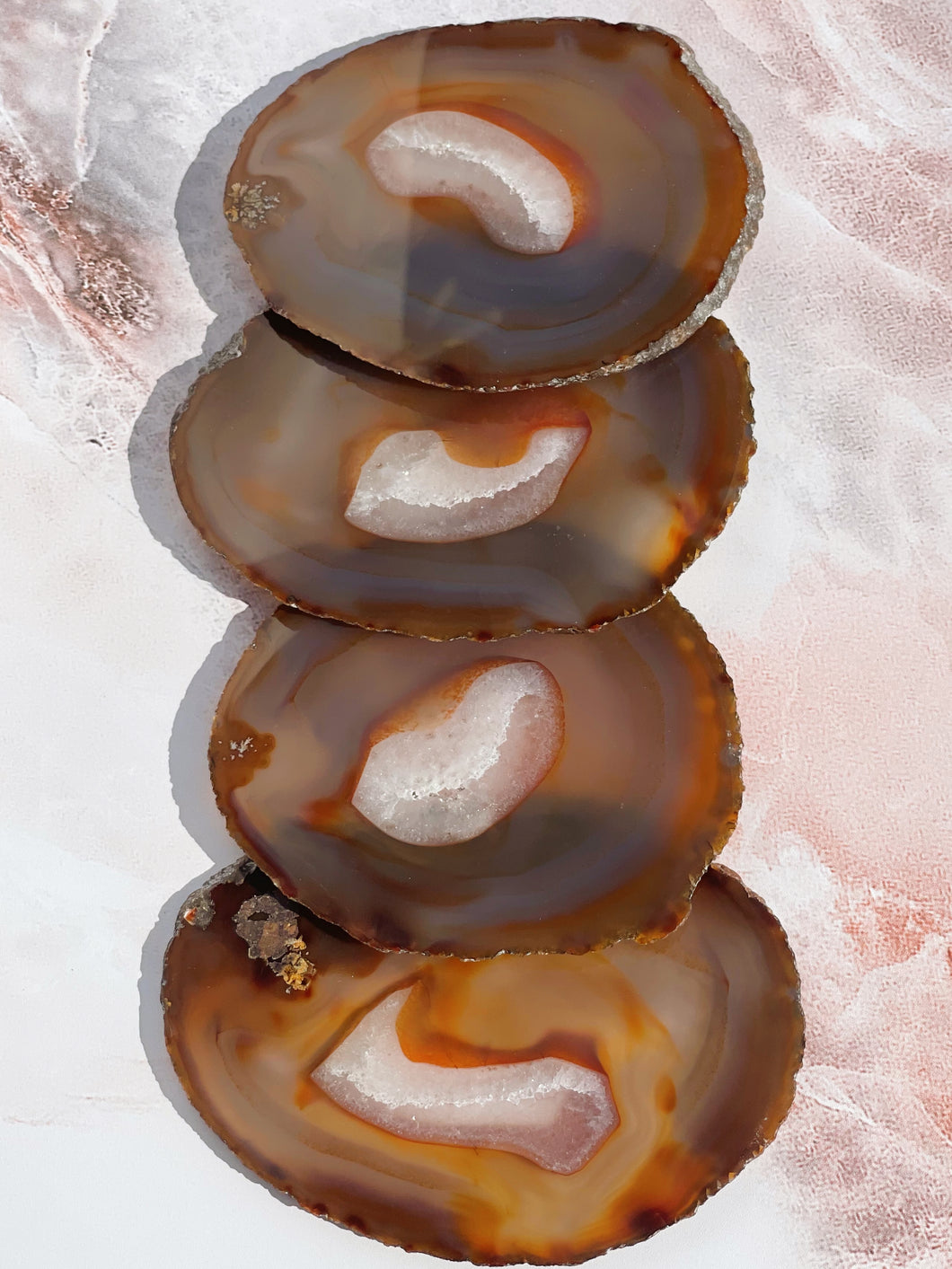 Agate Slice (Brown) - Intuitively Selected